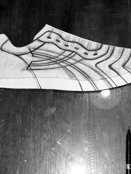 Diseño de botin en papel